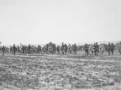 موتس البطارية في الموقع ، 1862 بواسطة جورج H. هوتون