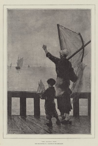 زوجة البحار بواسطة George Haquette
