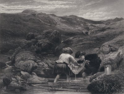 رسم توضيحي لأولد لانغ سين لروبرت بيرنز (نقش) بواسطة جورج هارفي