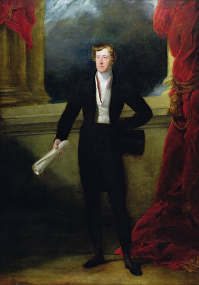 Portrait of William Spencer Cavendish, 6th Duke of Devonshire, c.1822-86 (oil on canvas) بواسطة جورج هايتر