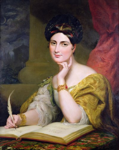 Portrait of the Hon. Mrs. Caroline Norton بواسطة جورج هايتر