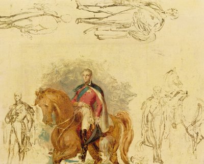 دراسات لدوق ولينغتون (1769-1852) (زيت على ظهر السفينة) بواسطة جورج هايتر
