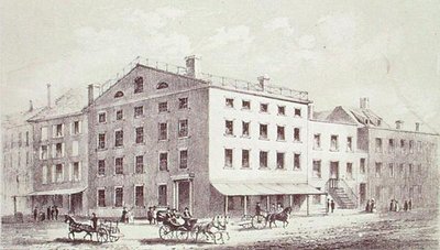 Fraunce's Tavern ، على زاوية شارعي Broad and Peel ، مدينة نيويورك بواسطة جورج هايوارد