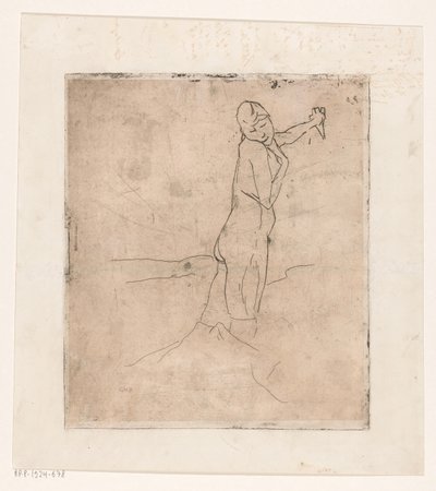 امرأة عارية واقفة بواسطة George Hendrik Breitner