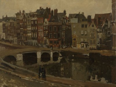 The Rokin في أمستردام ، 1897 بواسطة جورج هندريك بريتنر