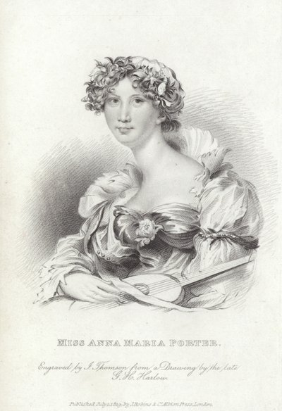 Anna Maria Porter, English poet and novelist بواسطة جورج هنري (بعد) هارلو