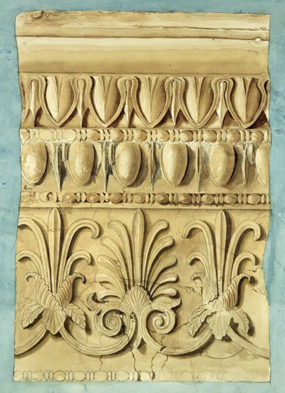 قطعة معمارية ، 1837 (مرحاض على ورق) بواسطة جورج هنري بيلي