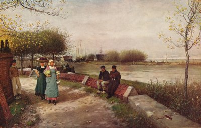تبادل تحية ، c1900 بواسطة جورج هنري بوجتون