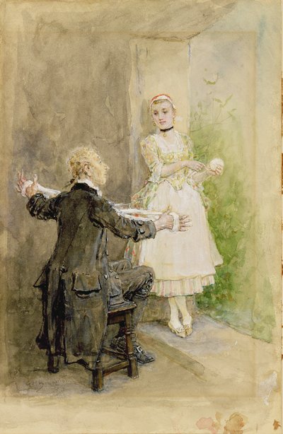 إيكابود كرين وكاترين فان تاسيل ، c.1893 بواسطة جورج هنري بوجتون