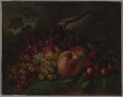 الخوخ والعنب والكرز ، 1860-1870 بواسطة قاعة جورج هنري