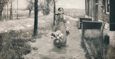 فتاة الزهور في هولندا ، 1887 ، 1912 بواسطة جورج هيتشكوك