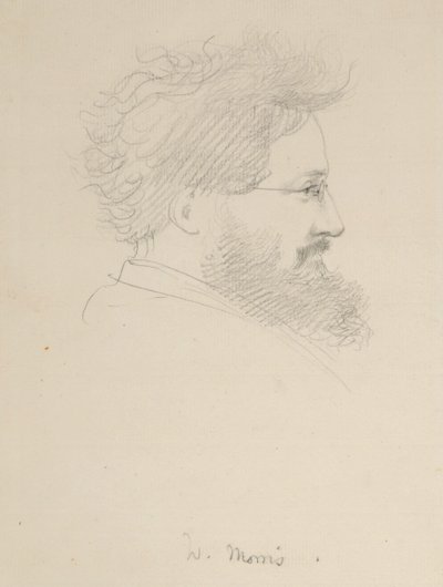 صورة وليام موريس ، 1875 بواسطة جورج هوارد