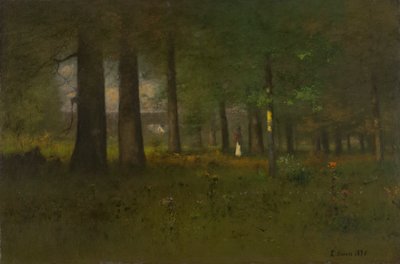 حافة الغابة بواسطة George Inness