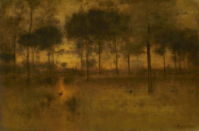 موطن مالك الحزين بواسطة George Inness