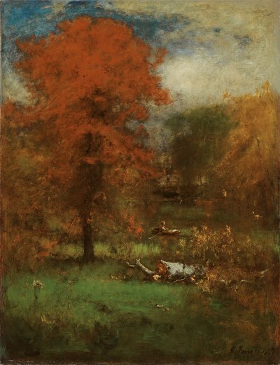 بركة الطاحونة بواسطة George Inness