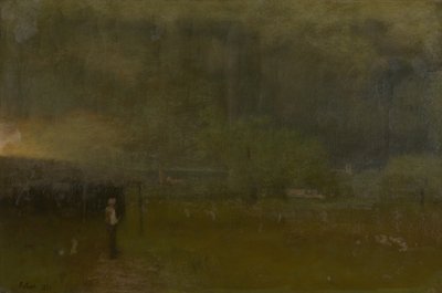 تهديد بواسطة George Inness