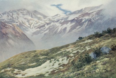 Col De Balme من Le Planet ، فوق Argentiere (لون ليثو) بواسطة جورج جاكسون فليمويل