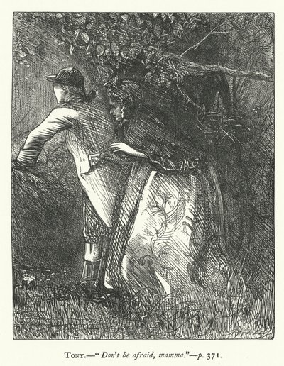رسم توضيحي لـ She Stoops to Conquer (نقش) بواسطة جورج جون بينويل