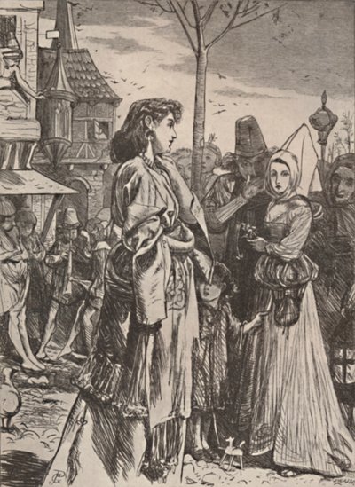 رسم توضيحي من قصيدة A Becketts Troth. ، c1860-1875 ، 1923 بواسطة جورج جون بينويل