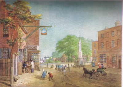 قرية توتنهام عام 1822 بواسطة جورج جونيور سبايسي