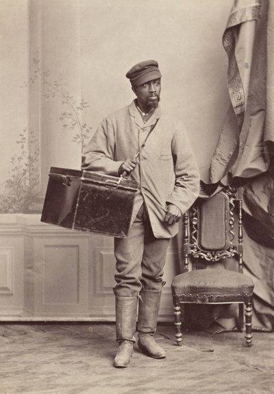 صورة لرجل [الصفحة اليسرى] ، ج. 1869. بواسطة جورج ك. وارن