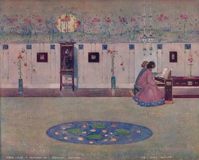 The Boudoir الأبيض ، c1905 بواسطة جورج لوجان