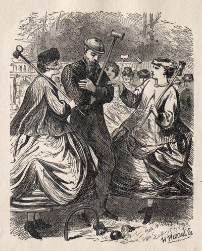حزب الكروكيه الخاص بنا ، 1864. بواسطة جورج لويس بالميلا بوسون دو مورير