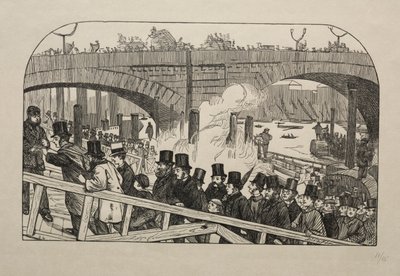 The Living Stream at London Bridge - Under the Bridge ، 1863. بواسطة جورج لويس بالميلا بوسون دو مورير