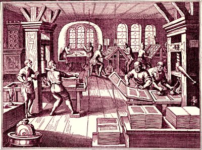 داخل محل طابعة ، ألمانيا 1619 (نقش) بواسطة بارتولومي إستيبان موريللو واستوديو
