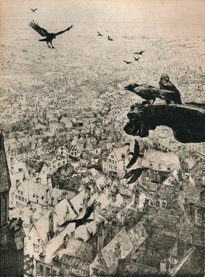 "الغربان من شارتر" ، 1917 بواسطة جورج ماربلس