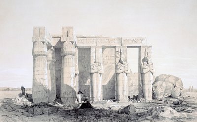 رمسيون ، الأقصر ، مصر ، القرن التاسع عشر بواسطة جورج مور