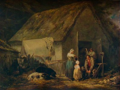 الصباح ، هيغلرز يستعدون للسوق ، 1791 بواسطة جورج مورلاند