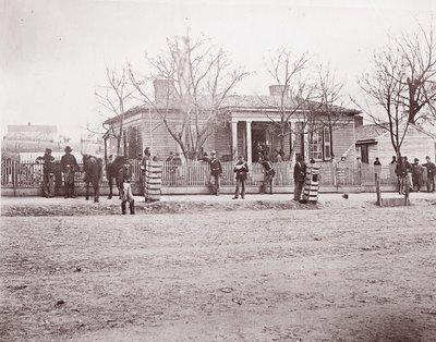 مقر الجنرال شيرمان أو توماس ، تشاتانوغا ، كاليفورنيا. 1864. بواسطة جورج إن بارنارد