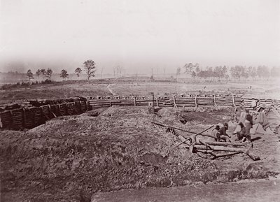 تحصينات المتمردين أمام أتلانتا ، كاليفورنيا. 1864. بواسطة جورج إن بارنارد