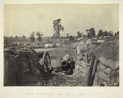 أعمال المتمردين أمام أتلانتا ، جورجيا ، رقم 3 ، 1864. بواسطة جورج إن بارنارد