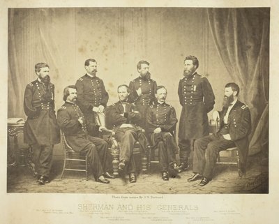 شيرمان وجنرالاته ، 1865. بواسطة جورج إن بارنارد