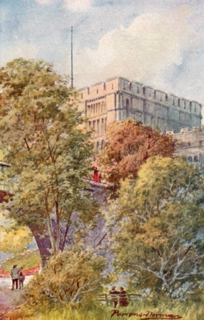 القلعة من حدائق الخندق بواسطة جورج بارسونز نورمان