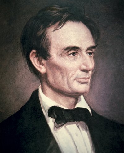 أبراهام لينكولن (1809-60) (زيت على قماش) بواسطة George Peter Alexander Healy