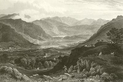 Rydal Water and Grassmere ، من منتزه Rydal ، Westmorland بواسطة جورج بيكرينغ