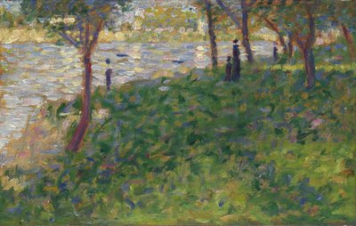 دراسة لـ La Grande Jatte ، 1884-1885 بواسطة جورج بيير سورات