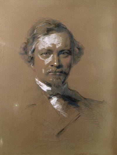 أغسطس فيلهلم هوفمان (1818-92) كيميائي ألماني ، 1864 (تلوين على ورق) بواسطة جورج ريتشموند