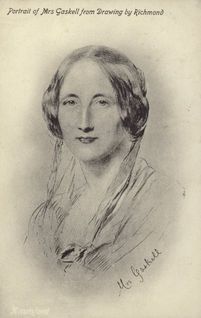 السيدة جاسكل (1810-1865) ، روائي انجليزي وكاتب قصة قصيرة بواسطة جورج ريتشموند