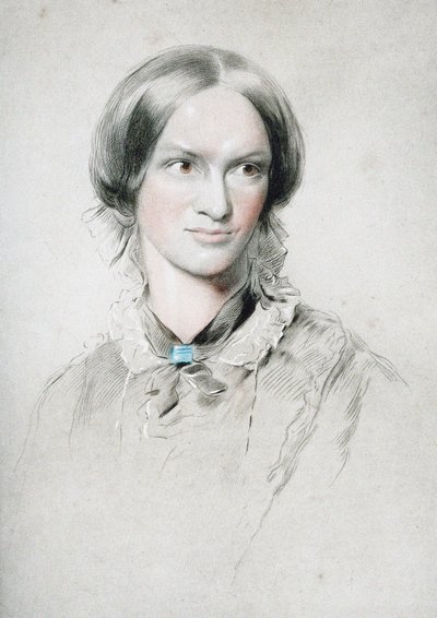 صورة للكاتب شارلوت برونتي 1816-1855 ، ج. 1850. بواسطة جورج ريتشموند
