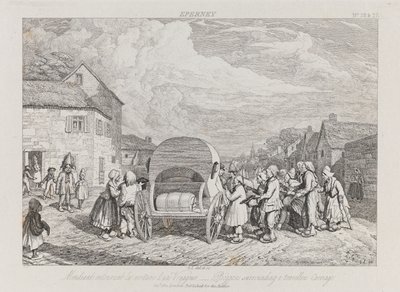 المتسولين ، إبيرني ، حوالي عام 1821 (حفر) بواسطة جورج روبرت لويس