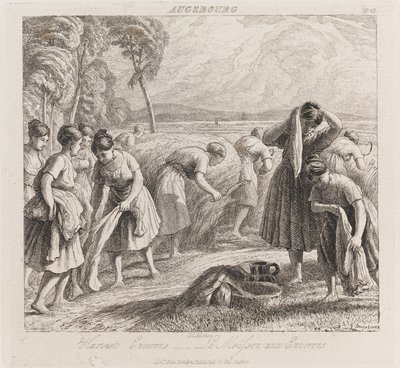 هارفست ، اوغسبورغ ، حوالي 1821 (حفر) بواسطة جورج روبرت لويس
