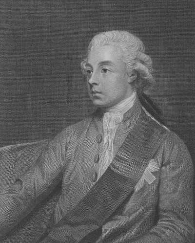 فريدريك هوارد ، إيرل كارلايل الخامس ، منقوش بواسطة جون كيز شيروين ، 1782 بواسطة جورج رومني