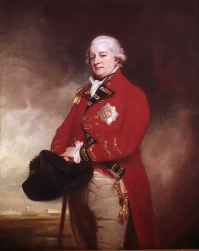 اللواء السير أرشيبالد كامبل من Inverneil و Ross KB ، الحاكم والقائد العام ، مدراس ، 1790 بواسطة جورج رومني