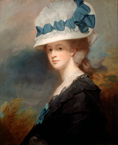 quot;السيدة موسترزquot; (صوفيا كاثرين هيوود) 1779-80 (زيت على قماش) بواسطة جورج رومني