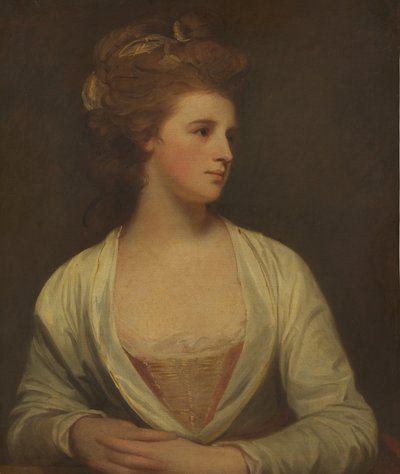توفي صورة لامرأة ، قيل أن تكون إميلي بيرتي بوت 1782 ، 1781. بواسطة جورج رومني