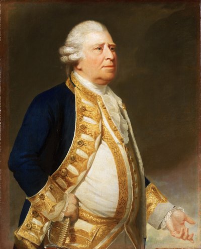 صورة لضابط علم، حوالي عام 1767 (لوحة زيتية) بواسطة جورج رومني